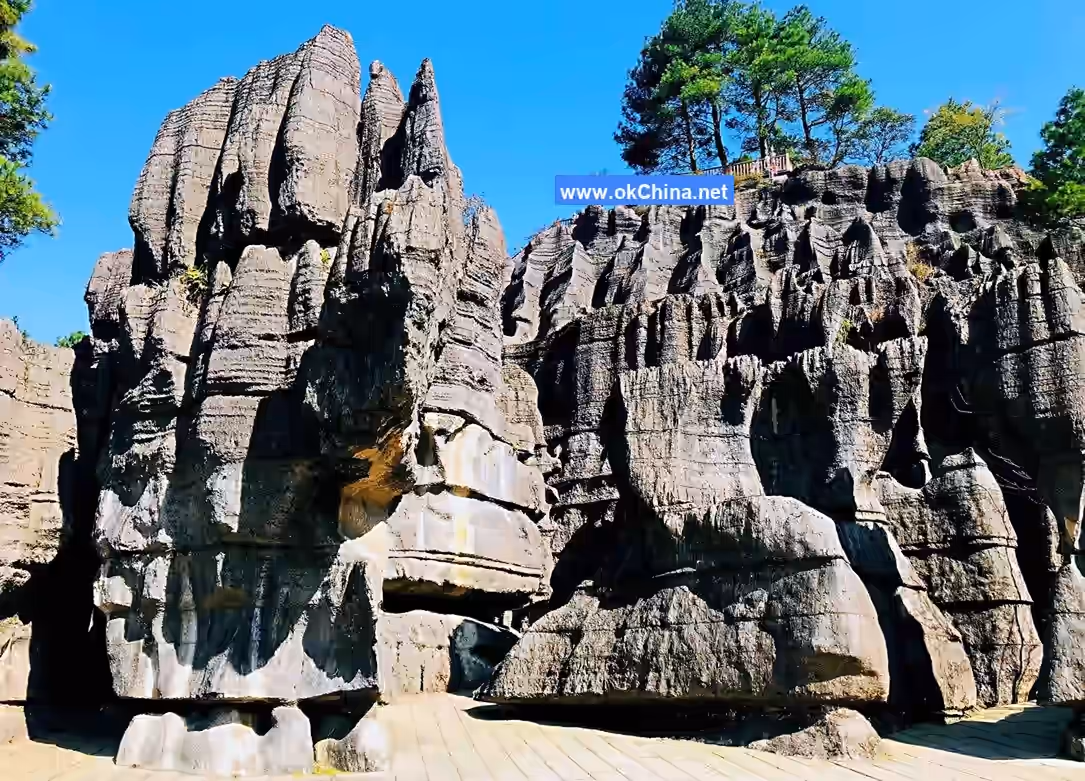 Wansheng Black Mountain Valley And Dragon Scale Stone Sea Scenic Area