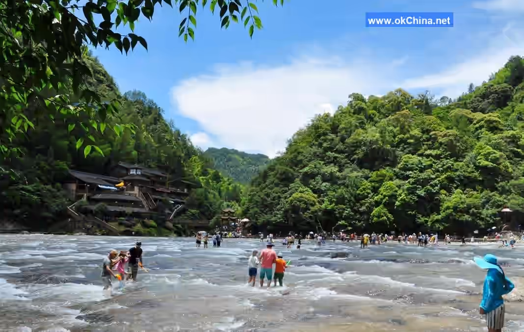 Baishuiyang And Yuanyang Stream Tourist Area